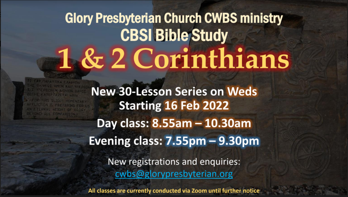 CWBS - Glory Presbyterian Church Singapore